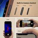 Handcrafted Premium Italian Leather Case for iPhone 17 - [Built-in Camera Control] - Compatible with Magsafe - Two-Tone Effect with Unique Patina Over Time - Cocoa Brown