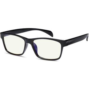 Gamma Ray Computer Blue Light Blocking Gaming Glasses w/Amber Tint and Anti Glare UV Digital Eyestrain (0.00x)