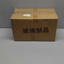 Beverage Dispenser 2.1 Gallon with Spigot Glass Water Dispenser for Parties, Bars, Restaurants (8Lwith Wood Stand Drink Dispensers