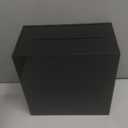 Fowecelt Black Acrylic Wedding Card Box with Slot Large DIY Card Box Blank No Print for Wedding Reception Graduation Party Bridal Shower Fundraiser Money Box Keepsake Party Favor (10 x10 x 5.5 Inch)
