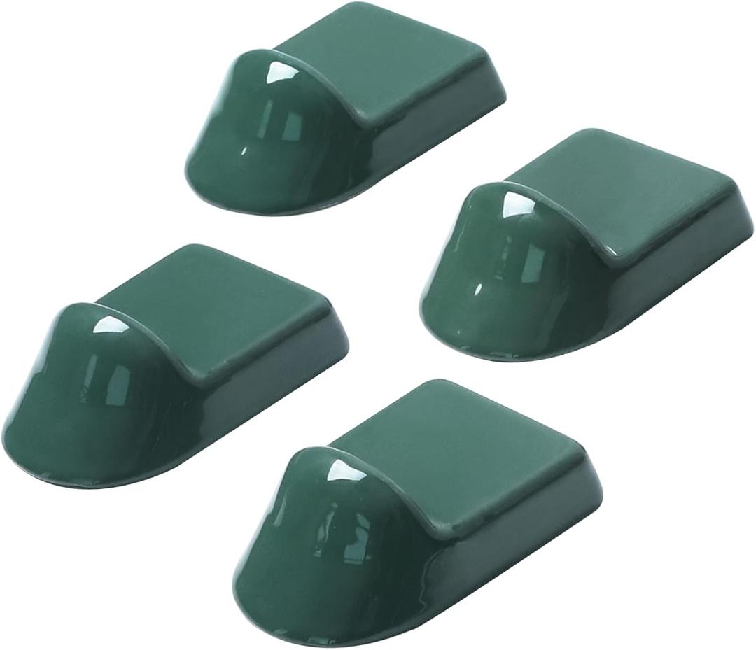 Ceramic Grill Feet Shoes Set of 4 Accessories Parts Raise the Primo,Big Green Egg,KamadoJoe Charcoal Grill Used For BBQ Grill Table Outdoor and Garden