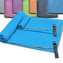 SYOURSELF 2 Pack Microfiber Camping Towel, Quick Dry Towel, Soft Absorbent Compact Travel Gym Workout Sweat Towel for Beach Yoga Swim Travel Camping Hiking Backpack Essentials (XL: 30"*60"+12"*24")
