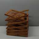 [Space-Saving Shoe Rack] Expandable 8-Tier Bamboo Shoe Rack | Folding, Multi-Layer Narrow Space Saving Storage Organizer for Various Room Types