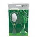 Wicked comb and mirror set, Green