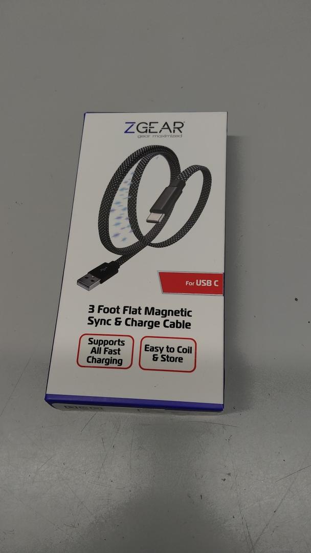 3 Foot Flat Magnetic Sync Charge Cable