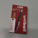 uniball 207 Retractable Gel Pens, Micro Point (0.5mm), Black, 12 Pack