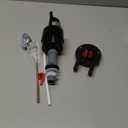 Universal Toilet Flusher Replacement Kit, Water-Saving & Height Adjustable Fill Valve, 2-Inch Flapper, Toilet Handle Lever, Quiet & Anti-Siphon Toilet Repair Kit Inside Tank (Red, 1-Pack)