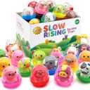 30 Packs Squishy Animals with Capsules, Slow Rising Stress Relief Toys, Party Favors, Birthday Gifts, Sensory Fidget Toys for Kids, Classroom Rewards, Travel & Claw Machine Toys