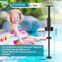 NURATIT 263055 Piston Shaft Assembly Replacement Kit, Compatible with Pentair PVC Slide Pool, FNS Plus Pool Backwash Valve and Spa Valve, Replace Model 263064, 263052, 263053, 263078, and 263079