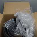 Pond Tubing,1 inch PVC Flexible Pond Hose, Black Corrugated Waterfall Sump Pump Hose,Drainage Pipe, Kinkproof for Garden Ponds, 1"x50FT