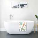 Sea Turtle Coral Nautical Kitchen Towels Set of 2 Dish Towels Kitchen Hand Towels Absorbent Quick Dry Microfiber Cloth Dish Towels Drying Towel 18" x 26",