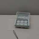 Large Ice Ball Maker Mold, 2.5" Round Ice Cube Mold for Whiskey Bourbon Cocktail, 8 Balls, Sphere Ice Mold, Big Ice Cube Tray with Container and Tongs, Easy to Fill & Release (Blue)