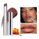 Honey Lipstick Tinted Lip Balm - Sheer Hydrating Lipstick for All Skin Tones - Moisturizing Lip Color, Nourishing Lip Balm with a Hint of Natural Black Cherry Tint (Nude & Pink)