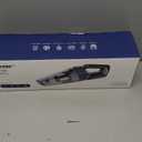 Gxzsk Handheld Vacuum Cordless, 15000PA Strong Suction Hand Held Car Vacuum Cleaner Rechargeable, Portable Hand Vacuum with Multi-Nozzles & Washable Filter for Home Office, Car, Pets (Gray & Deep Blue)