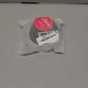 REECHO Space Bun Hair Pieces, 2 PCS Mini Claw Clip in Messy & Cat Ears Fake Hair Bun Extensions HB001 Wig Accessory Updo Hairpieces -Pack of 2-3" Straight, Light Ash Brown with Highlights