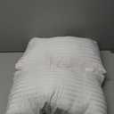 EIUE Bed Pillows for Sleeping 2 Pack Queen Size, Pillows for Side and Back Sleepers, Super Soft Down Alternative Microfiber Filled Pillows, 20 x 12 Inches, Grey