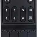 Replacement Remote Control for Ceiling Fan with Lights, Compatible with ADH-CFL02 CFL04 CFL05 CFL06 CF07 CF08 CFL09 CFL10 CFL11 CFL12, Remote Only