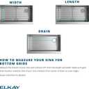 Elkay Crosstown CTXBG2215 Stainless Steel Bottom Grid, 22.5 x 15.5 x 1.25 inches