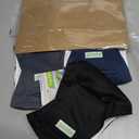 Wegreeco Washable Male Dog Belly Band - Pack of 3 - Washable Male Dog Belly Wrap, Small Doggie Dog Diapers Male for Doggy Puppy (Black, Charcoal, Navy, Small)