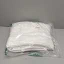 SHACOS Soft Fluffy Bathroom Rugs 24"x60" Long Bath Rug Non Slip Washable Absorbent Bath Mats Runner Rugs Carpets for Bathroom Floor Tub Double Sink Shower Vanity Floor Mats, White 2'x5'