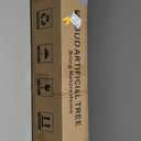 Artificial Camellia Tree 2 Pack  40'' Realistic Fake Potted Plant with 30 Red Flowers, Lifelike Faux Camellia Trees for Home, Living Room, Patio, Wedding, Event Decoration