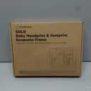 Baby Hand and Footprint Kit - Quick Dry Clay Baby Footprint Kit, Pets Paw, Newborn Keepsake Picture Frame for Boys, Girls, Personalized New Mom Gifts for Shower & Registry, Grandparents (Alpine White)