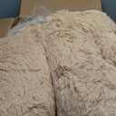 Tezituor Giant Teddy Bear 5 Feet Tall - Light Brown Life Size Teddy Bear Stuffed Animals 59" - Fluffy Huge Teddy Bear with Footprints - Cuddly Love Gift for Girlfriend
