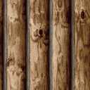 RoomMates RMK11308WP Brown Cabin Logs Peel and Stick Wallpaper (5" x 16")