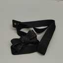 YooAi Womens Belts for Dress Skinny Thin Bow Decor Elastic Belt for Women Wasit (Black)
