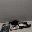 New Version Lanvier Rotating Curling Iron 1.25 Inch Automatic Curling Wand for Waves; Tourmaline Ceramic Self Curler with 2 Rotating Speed, 11 Adjustable Temperature & Dual Voltage for Worldwide Use (Rose Gold)