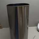 Kitchen Trash can for Bathroom Bedroom Home Office Automatic Touch Free Garbage bin with lid Brushed Stainless Steel 13 Gallon / 50L