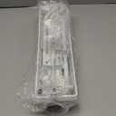 Delamu Over the Door Pantry Organizer, 6Tier Pantry Organizers and Storage, Metal Cabinet Door Organizer, Hanging Spice Rack Shelves for Home & Kitchen, D5 x W18 x H50 inch, White