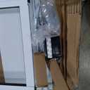 PetSafe Sliding Glass Pet Door - No-Cut DIY Install Doggy Door for Renters - Aluminum Frame - Adjustable Height 75 7/8" to 80 11/16" - Ideal for Large Dogs Up to 130 lb - White