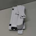 Tokluck PS5 Slim/Pro Horizontal Cooling Stand for Disc & Digital, Dual Controller Charger with 3-Level Cooling Fan, PS5 Stand for Pro & Slim Console (NOT Fit 2020 Regular Version) (White)