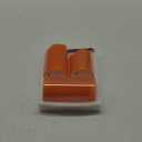 Flameless Candles Lights, Set of 3 Orange Flickering LED Candles with Remote & Timer, Dimmable LED Pillar Candles Battery Operated, Electric Candles for Fall Halloween Thanksgiving Decor (Orange)