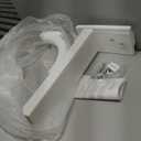 Mayne Newport Plus Mailbox Post with Standard Arm  Weather-Resistant, Durable Classic Design  Easy-to-Install Outdoor Mailbox Post (White)