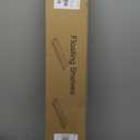 Picture Ledge Shelf with Lip, Black Floating Shelves for Wall Set of 2, 36 inch Wall Floating Shelves for Bedroom Living Room Bathroom Kitchen