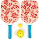Swimways Hydro Paddle & Pickleball Set, Pickleball Paddles and Balls for Pool, Lake and Beach Games, Outdoor Toys for Kids and Adults Aged 5 & Up