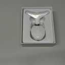 ELISHINE 7 Color Face and Neck Massager Light Therapy, Red Light Based Facial Massager for Skin Care, Smoothing, Firming (White)