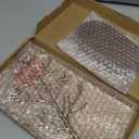 MORE&LESS Branch Jewelry Rack with Wood Tray,Retro Color,Tree Tower Rack Hanging Organizer for Ring Earrings Necklace Bracelet,Suitable for Living Rooms, Bathrooms,Offices