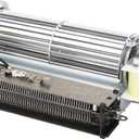 DELSbbq Fireplace Fan Blower with Heating Element for Twin Star Electric Fireplace, Replacement for Heat Surge, Real Flame Twinstar Electric Fireplace