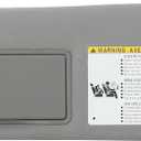 Left Driver Side Sun Visor Compatible with Toyota Highlander 2014 2015 2016 2017 2018 2019 Replaces# 74320-0E074-B0 (Gray, Left)