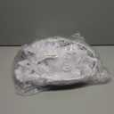 LED Light-Up Halloween Ghost Wreath, 12 Glowing White Ghost Garland, Halloween Ghost Wreath, Spooky Indoor & Outdoor Hanging Decoration for Front Door, Wall, Party