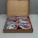 Nefish 6 Inch Heavy Duty Caster Wheels, Industrial Casters Set of 4, Locking Industrial Swivel Top Plate Casters 2600 Lbs, 360 Degree Industrial Grade Casters for Industrial, Furniture, Equipment