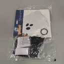 Oruola Halloween Ghost Garland,2 Pack Glittery Ghost Banner & 180 Scary Bats Wall Decals for Halloweens Decoration Haunted Houses Doorways Indoor Outdoor Mantel Wall Decor