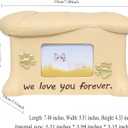 pet urns for Cats - cat urns for Ashes with Photo Display and Golden paw Prints, 7.48l x 5.51w x 4.33h, cat urns for Ashes