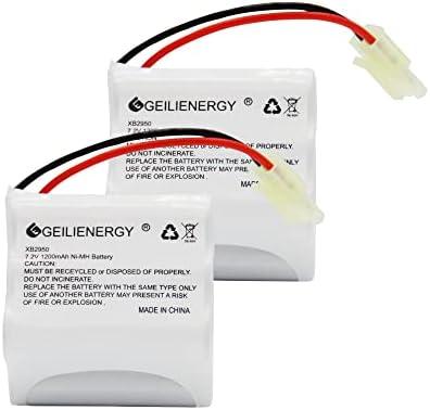 GLESOURCE 7.2V XB2950 Battery Replacement Compatible with Shark XB2950 V2950 V2950A V2945Z V2945 Floor & Carpet Sweeper (2 Pack)