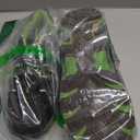 Boys Girls Hiking Trail Shoes Waterproof Slip Resistant Outdoor Trekking Walking Running Sneakers(1Little Kids) (Black/Green)