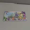 ReliThick 7" x 6.5" 2026-2027 Pocket Calendar for Purse Small Monthly Planner Notebook PVC Cover Pocket Calendar Notepads Appreciation Present Gift for Women Mom Friends Teacher(Watercolor Garden)