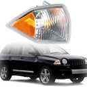 munirater Front Marker Signal Blinker Corner Parking Light Passenger Side Replacement for 2007-2010 Compass